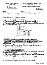 Đề kiểm tra học kỳ I môn Hóa học Lớp 11 - Mã đề 311 - Năm học 2019-2020 - Sở giáo dục và đào tạo Quảng Nam
